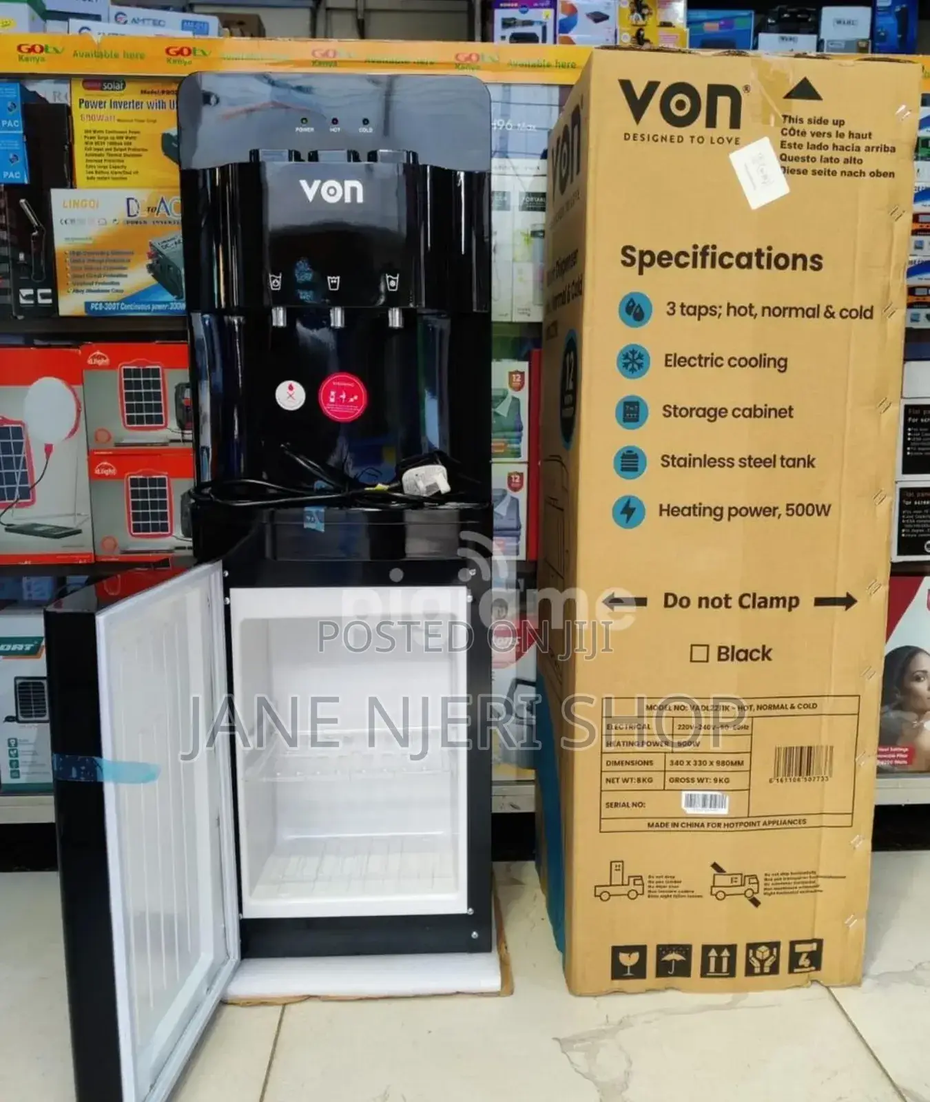 Von Water Dispenser 3 Taps