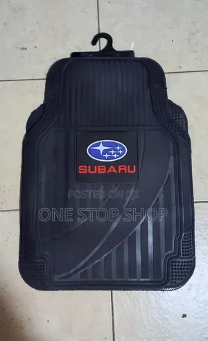 Subaru Black Branded Dust Mats