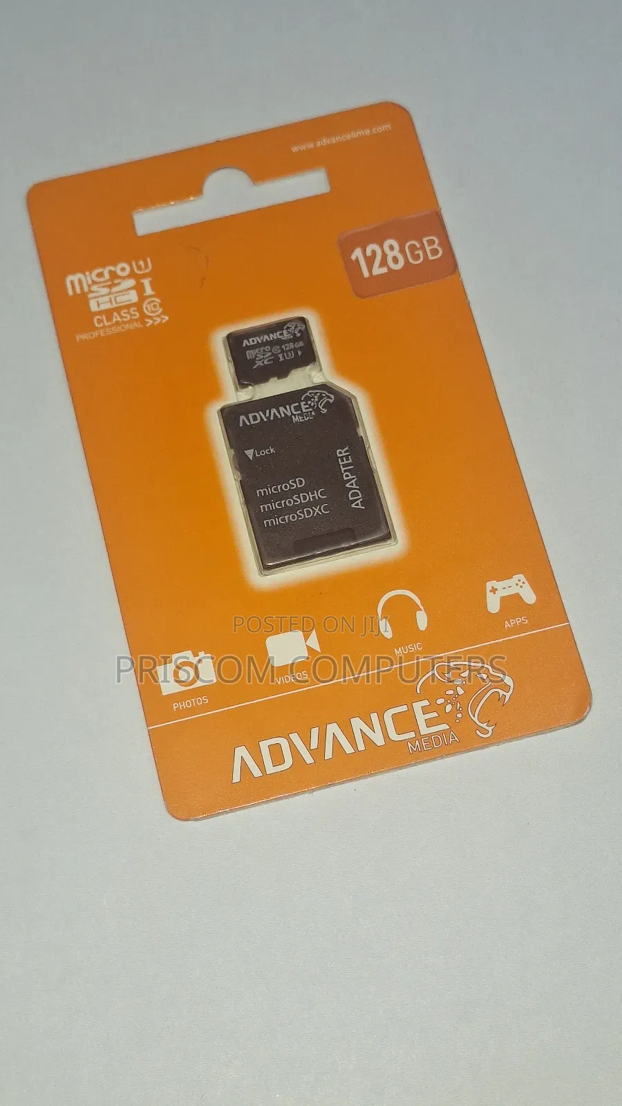 128GB Advance Microsd Memory Card With Reader