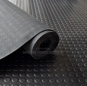 Slip-Resistant Rubber Coin Carpet