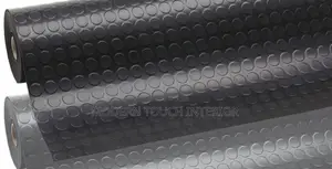 Rubber Black Coin Flooring