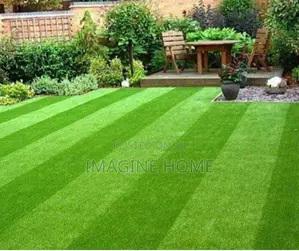 Football Ground Artificial Light/Dark Green Grass Crapet