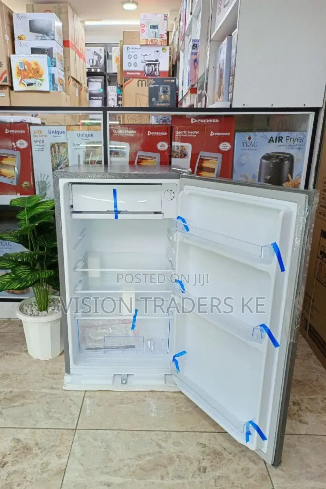 Mika 92ltrs Mrdcs92ds Single Door Fridge-Refrigerator Silver