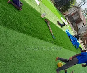 50mm Artificial Green Light/Dark Grass Carpet