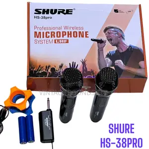 Shure Hs38 Pro Professional Uhf Microphones System