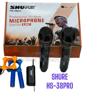 Shure Hs-38 PRO Professional Uhf Dynamic Microphone