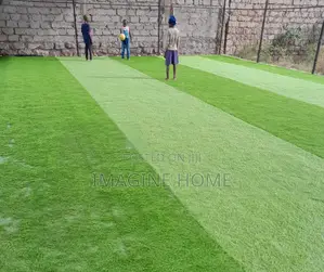 Big 50mm Artificial Green Grass Carpet, Football Ground