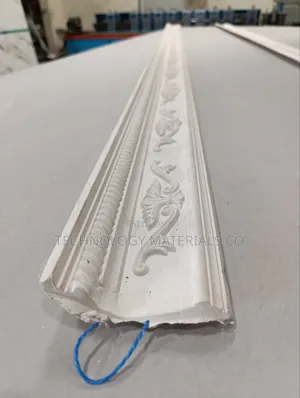 Gypsum Cornices(Intricate Floral Leaf Designs), 4 Inches.