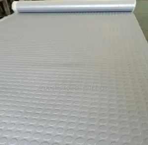 Silver/Grey Rubber Coin Carpet