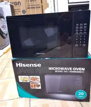 Classic Hisense Black Digital Microwave