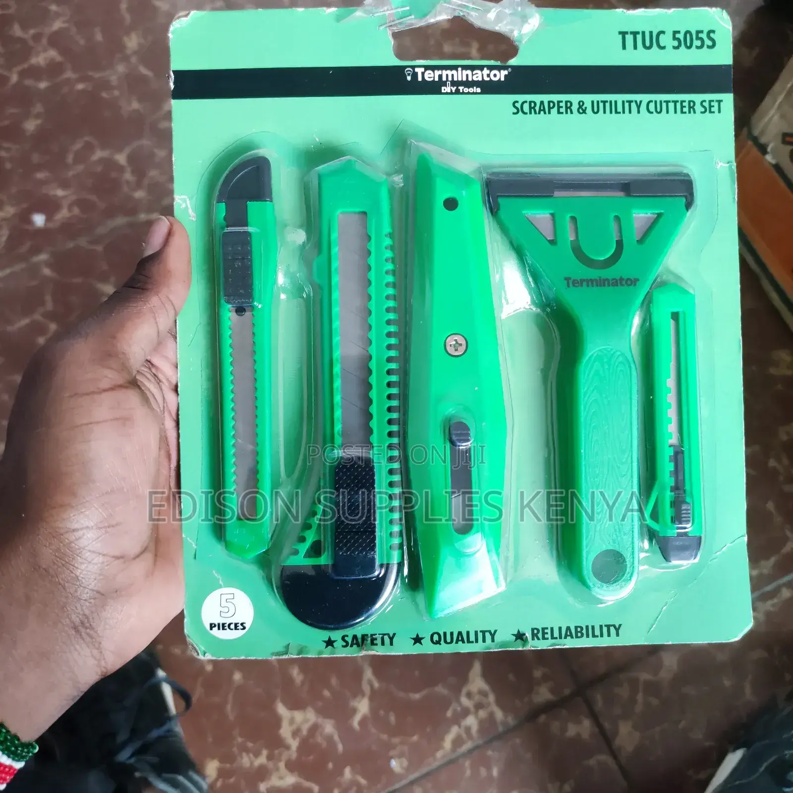 Scraper Set 5pcs Utility Knives Cutter Set With Scraper