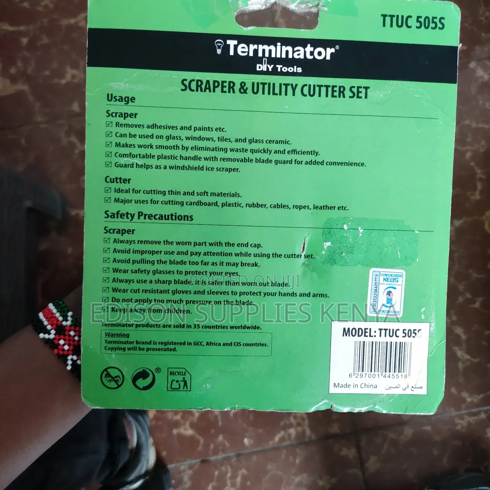 Scraper Set 5pcs Utility Knives Cutter Set With Scraper