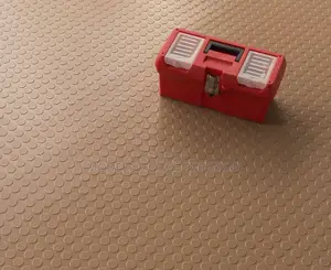 Beige Coin Rubber Mat