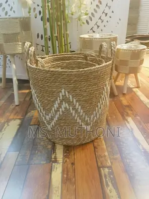 Decorative/ Storage High Quality Set of 3 Handmade Baskets