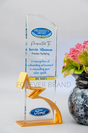 Gold Metalic Base Award
