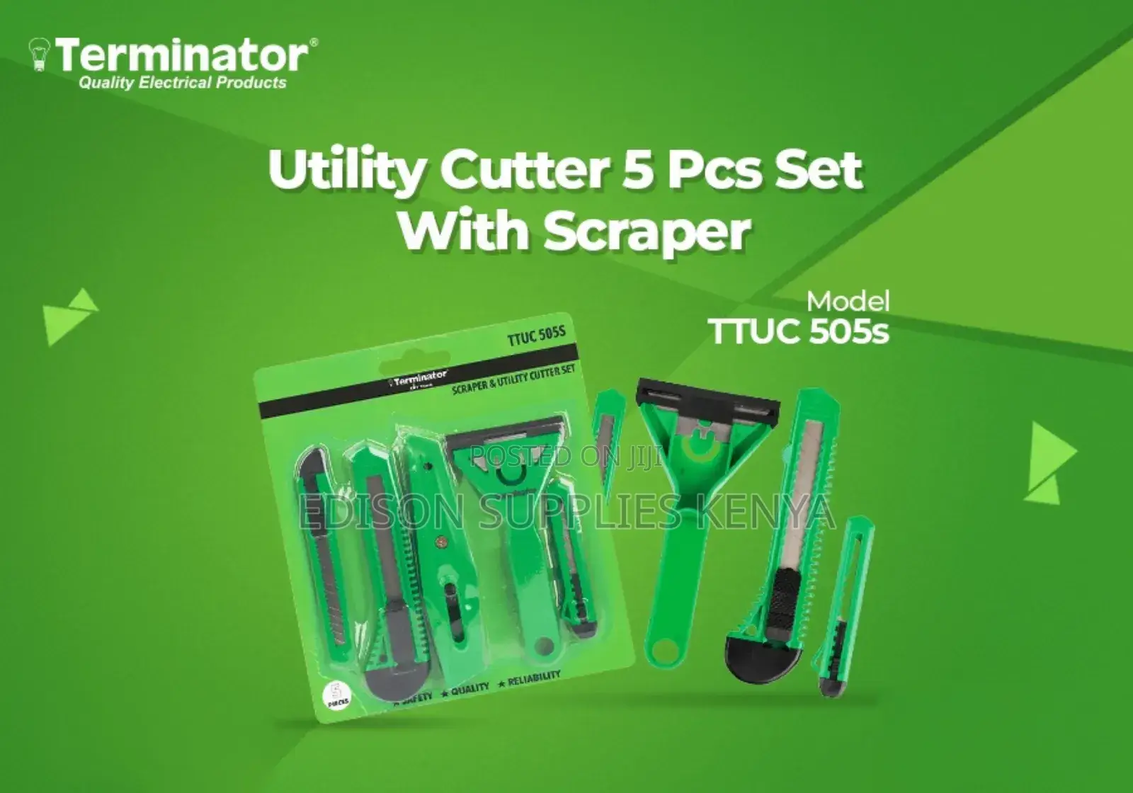 Scraper Set 5pcs Utility Knives Cutter Set With Scraper