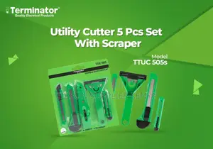 Scraper Set 5pcs Utility Knives Cutter Set With Scraper