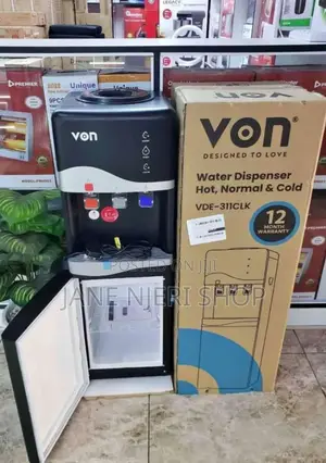 Original Von Black 3taps Dispenser