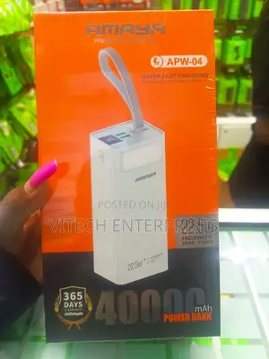 Amaya APW-04 Power Bank 40000mah 22.5W - White