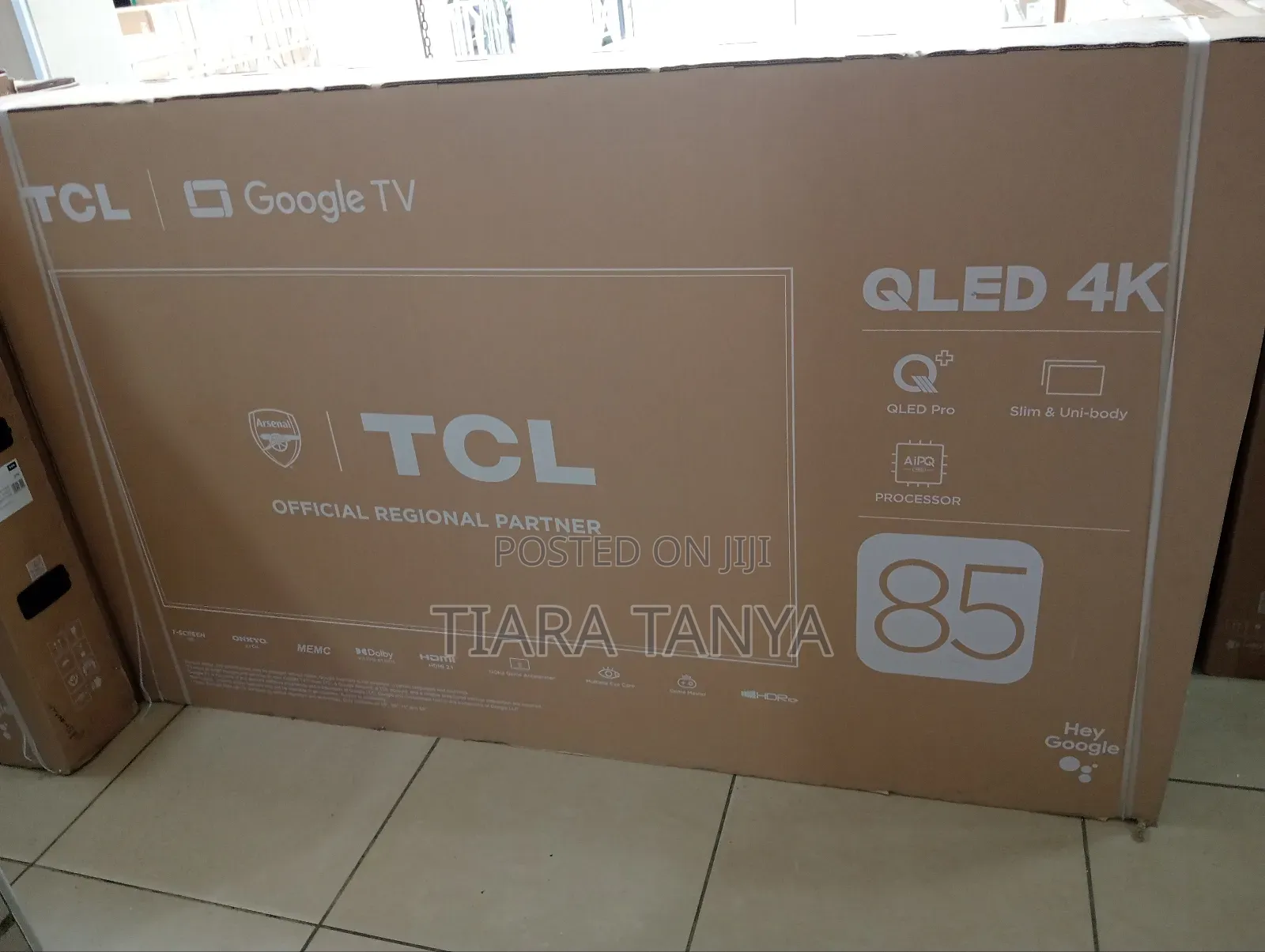 TCL 85" Smart Google Dolby Vision Tv