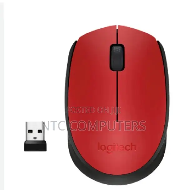 Logitech M171 Wireless Mouse - Red - 910-004641