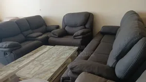Large Size 6 Seater Recliner Sofa Set ( 2 Seater Cupholder)