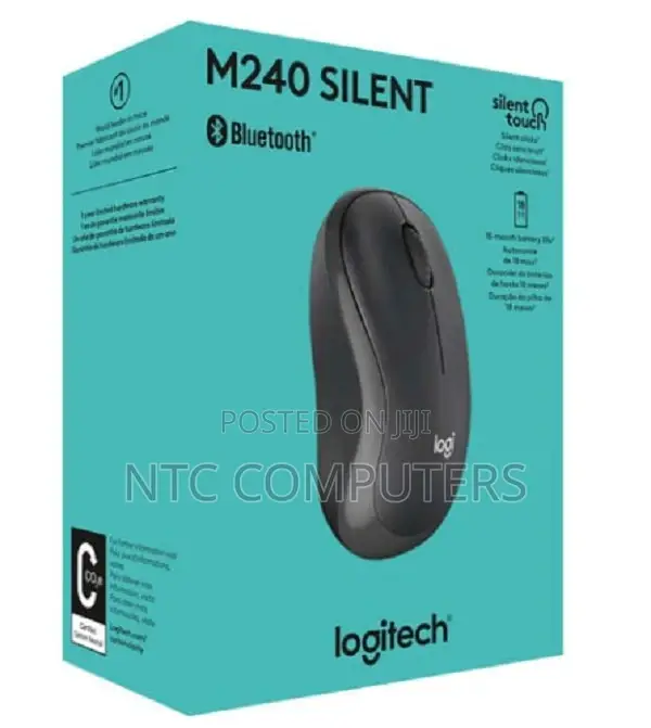Logitech M240 Silent Bluetooth Mouse - Graphite - 910-007119