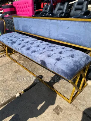Grey Waiting Bench 7ft
