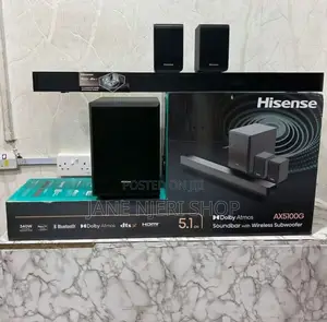 Affordable Hisense 340w 5.1 Ax5100g Sound Bar