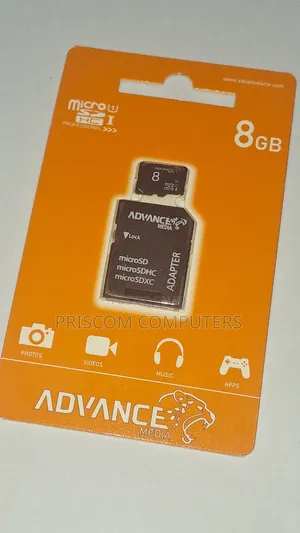 8GB Advance Microsd Memory Card With Reader