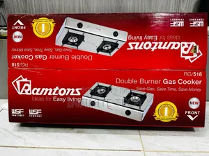 *Ramtons Stainless Steel, 2 Burner, Gas (RG/518)*