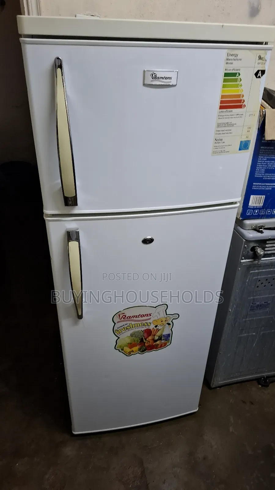 Ramtons 213L Two Door Fridge
