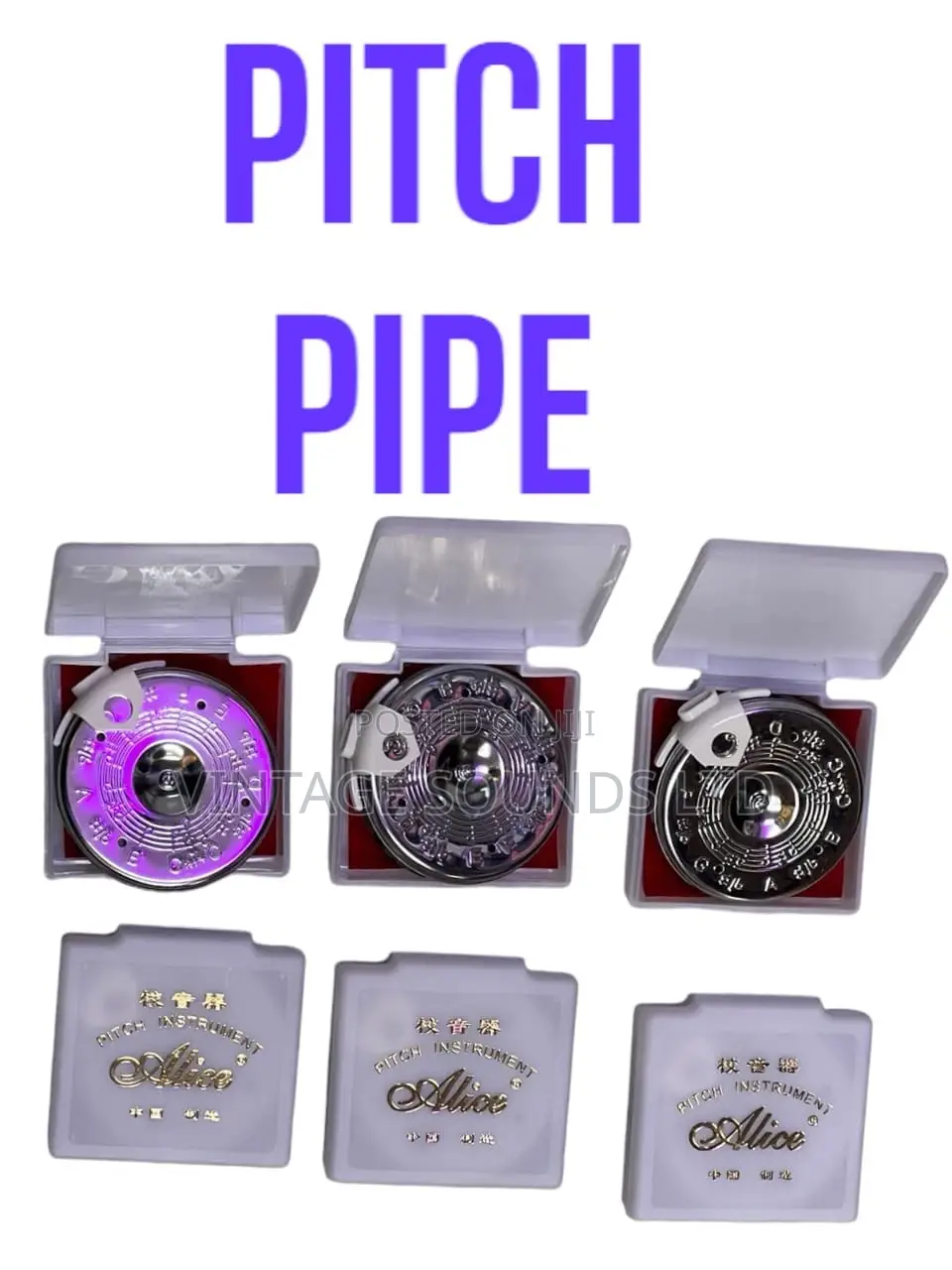 Alice A003A(W) PC-C Pitch Pipe for Music