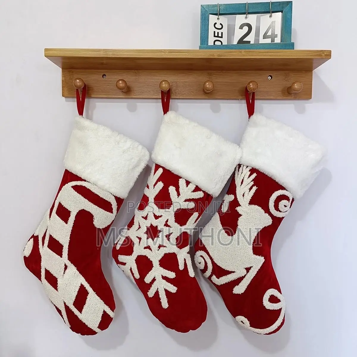 Big Christmas Decor Socks