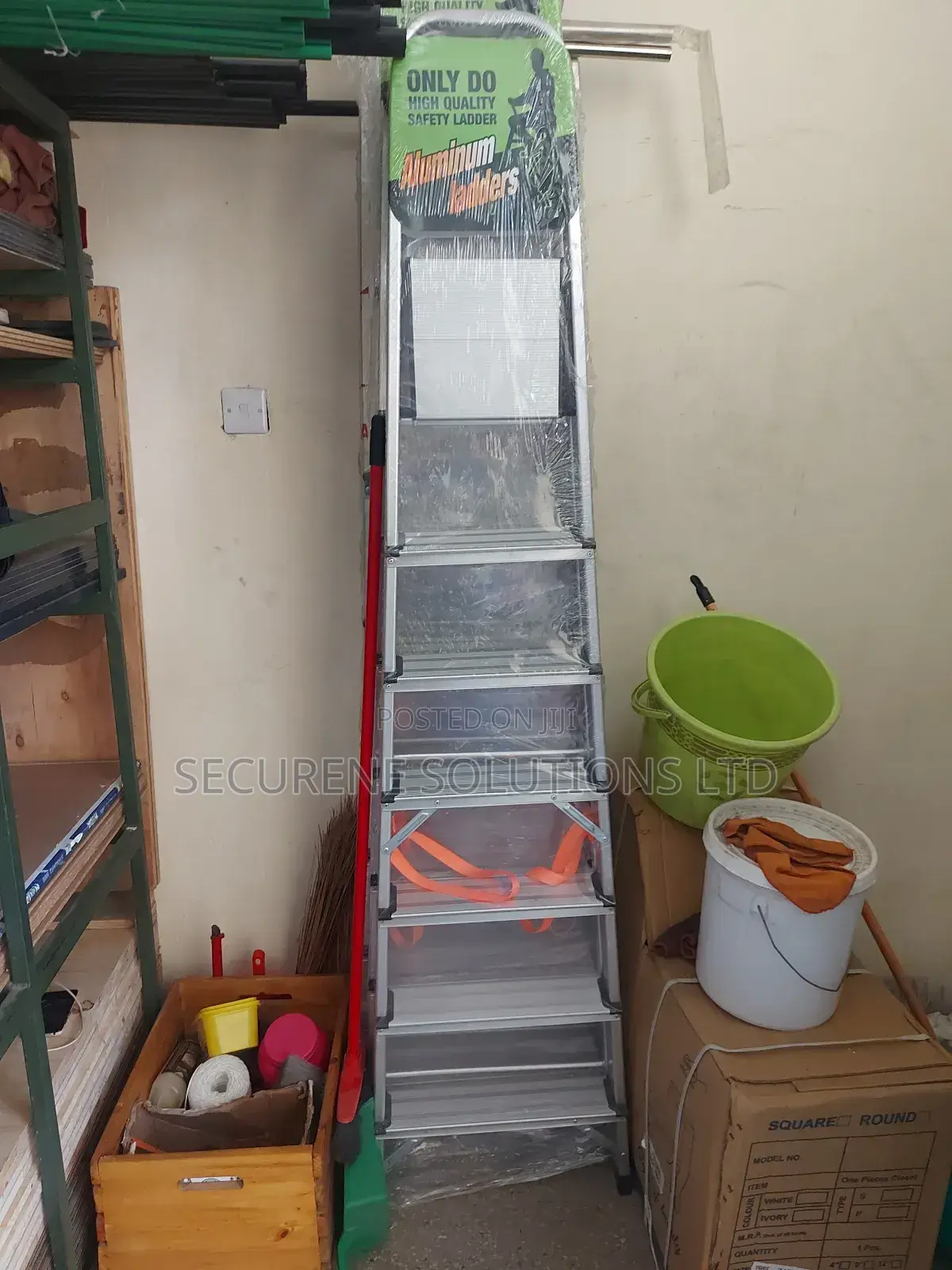 Foldable 7 Step Aluminium Ladder