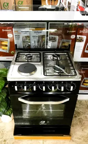 Sarahtech Standing Cooker 3 Gas Burners +1 Electric Oven