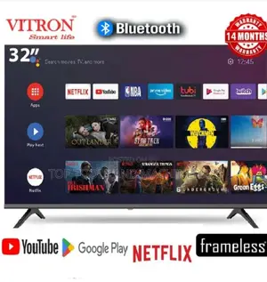Vitron 32" Smart Android Frameless With Bluetooth