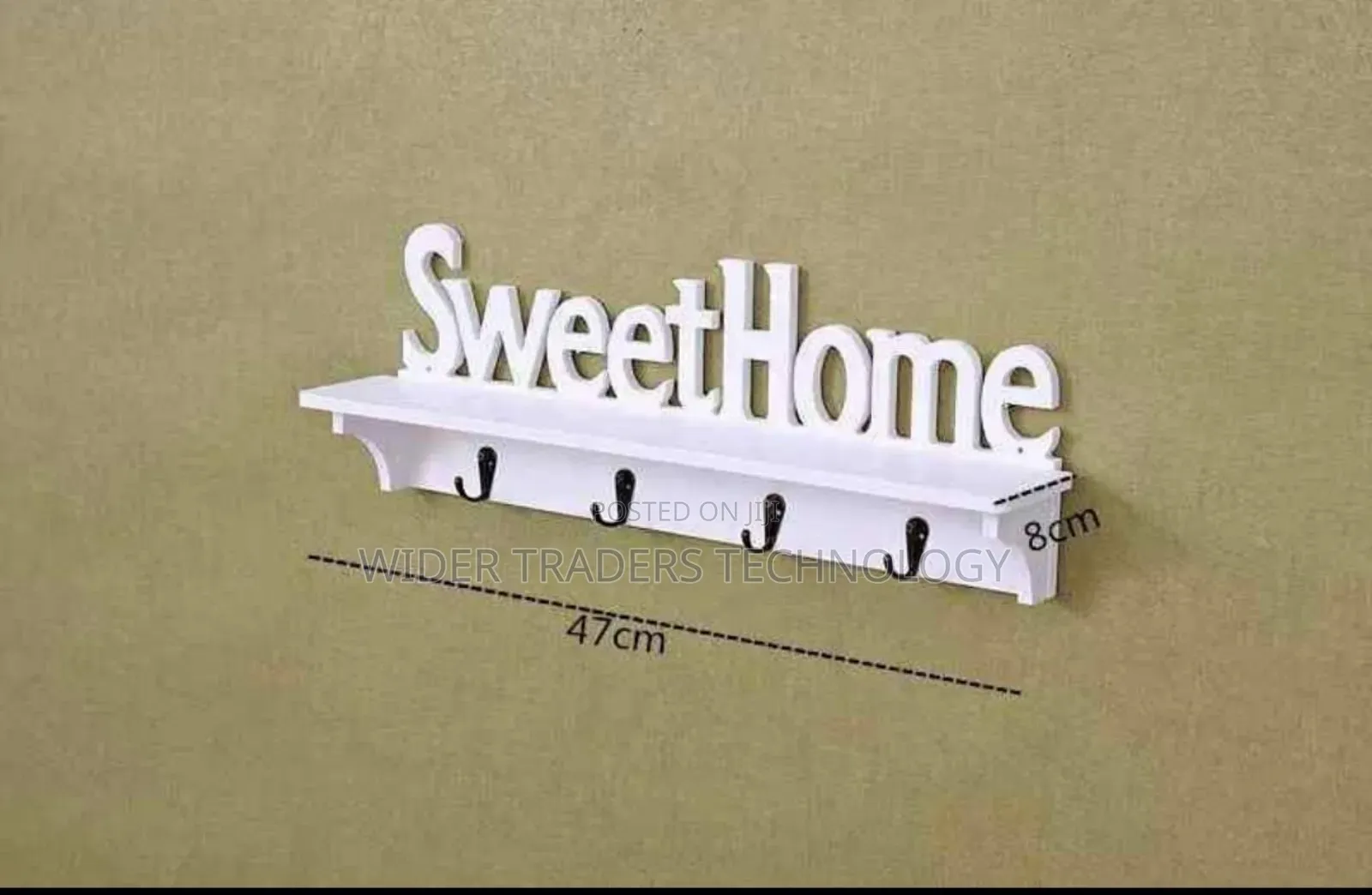 DIY Floating Shelves 
Sweet Home Key Holder