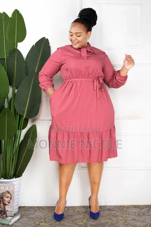 Peach Skater Dress