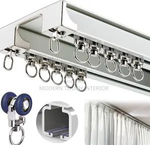 Heavy-Duty Double Curtain Rail