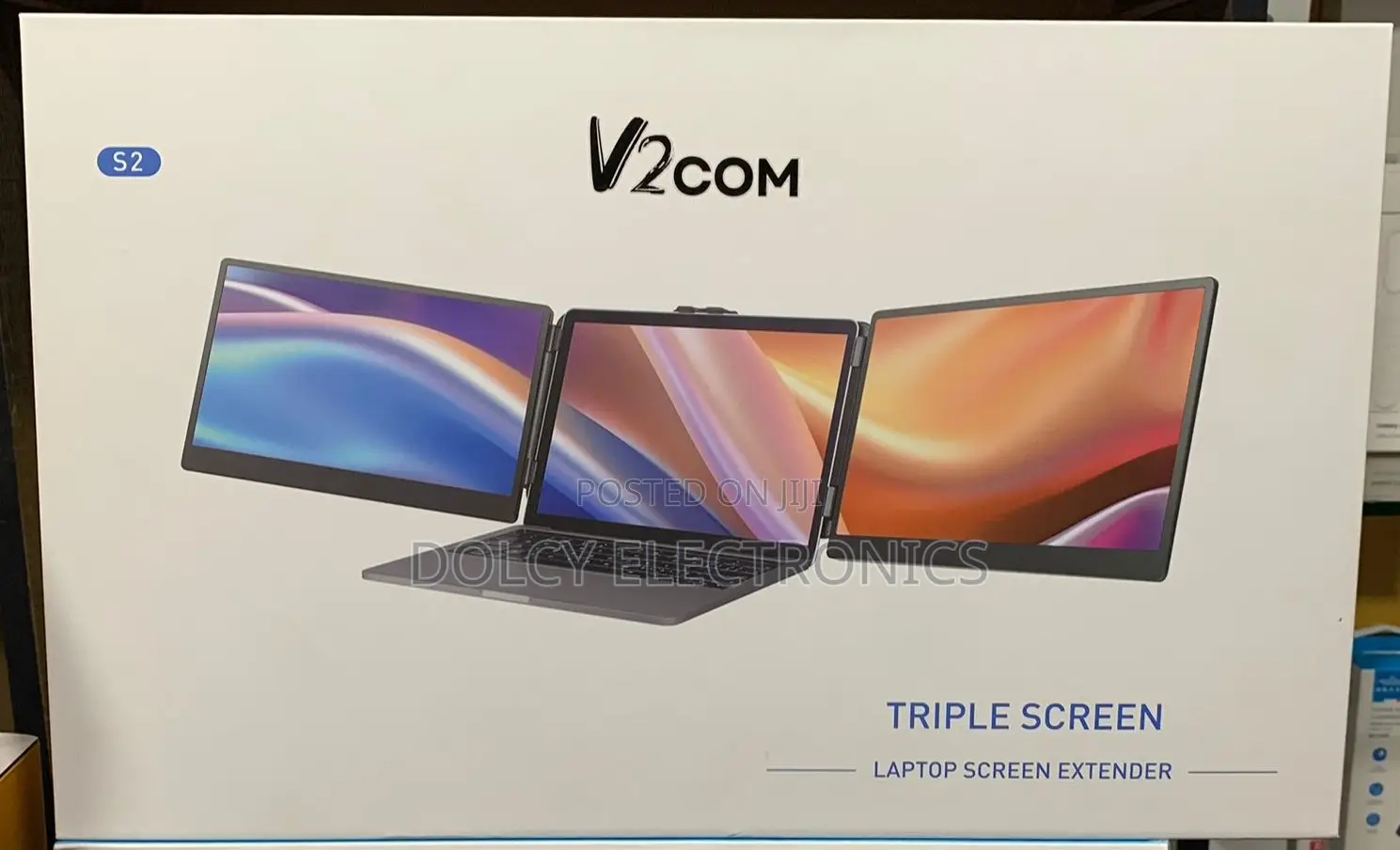 V2com Triple Laptop Screen Extender 14” S2