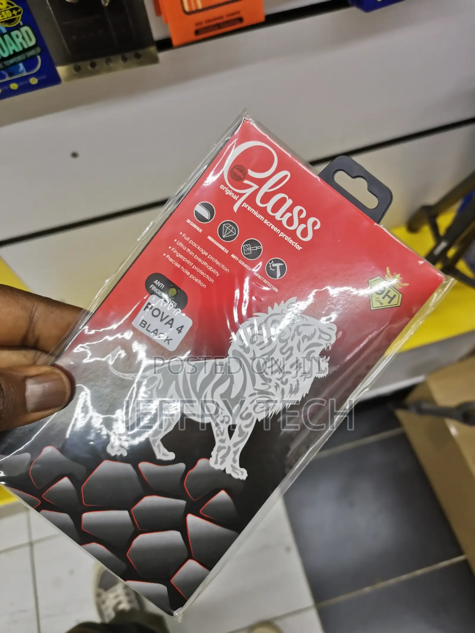 Screen Protector for Tecno Pova 4 (Black)