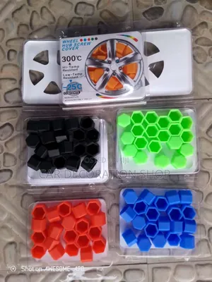 Colored 20pcs Pack Silicone Rim Nut Covers