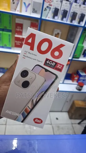 New Itel A06 32 GB Black