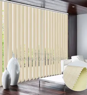 Cream Vertical Office Blinds