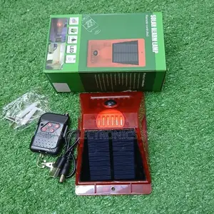 Security Alarm Red Solar Sound Light Alarm Motion Sensor