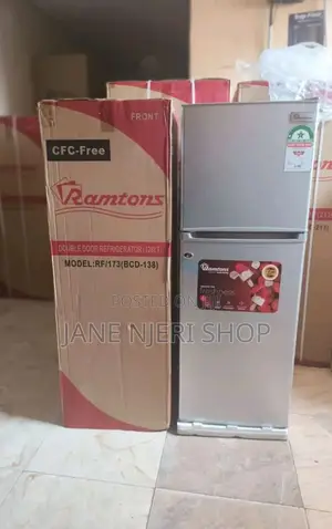 Affordable Ramtons 128 Litres Double Door Fridge