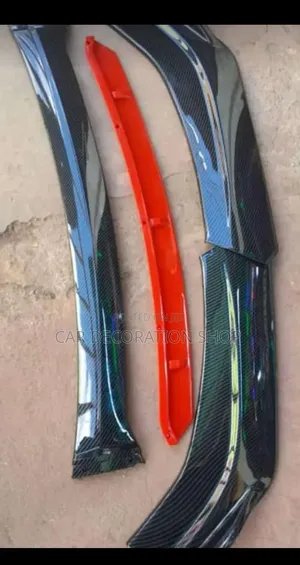 Carbon Finish Adjustable Saloon Cars Bumper Lip