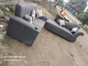 Grey Three Seater and Sofabed Available for Sale