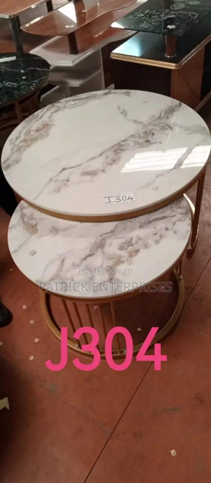 Imported Modern Marble Nesting Coffee Table